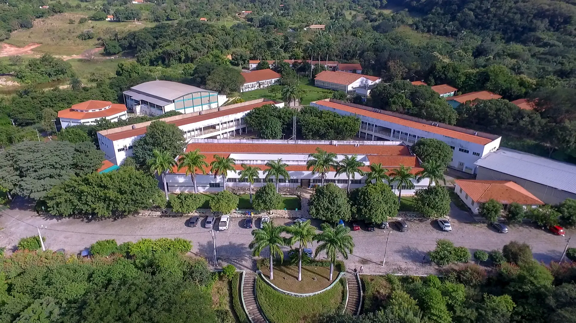 Vista aérea do IFCE campus Crato, local da XIV ERCEMAPI 2026